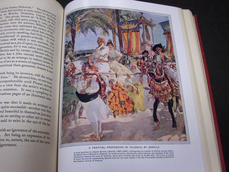 1935 PAINTING ILLUSTRATED ART BOOK - NICE COLOR PLATES - KD 59