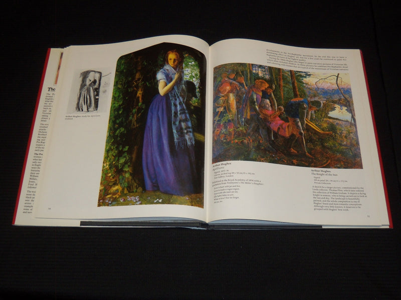 1994 THE PRE-RAPHAELITES HARDCOVER BOOK BY CHRISTOPHER WOODS - R 735U