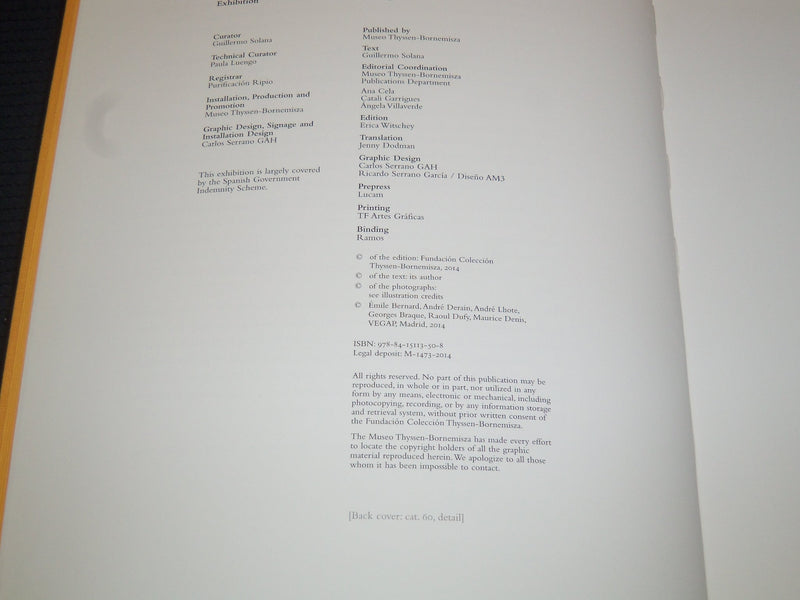 2014 CEZANNE SITE NON-SITE HARDCOVER BOOK BY GUILLERMO SOLANA - KD 4585B