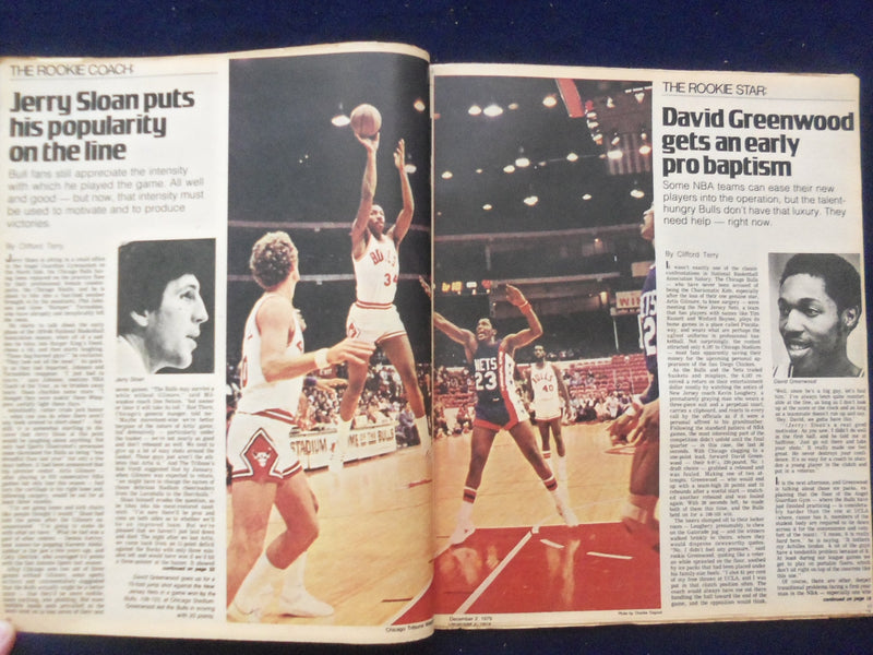 1979 DEC 2 CHICAGO TRIBUNE MAGAZINE SECTION -JERRY SLOAN - BETTE DAVIS - NP 6427