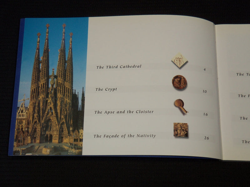 1997 EL TEMPLE DE LA SAGRADA FAMILIA SOFTCOVER BOOK BY CARANDELL - KD 6494J
