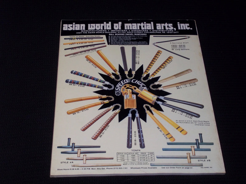1983 JULY BLACK BELT MAGAZINE - BUTTERFLY CAN KILL FRONT COVER - E 7795