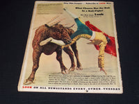 1937 OCTOBER 12 LOOK MAGAZINE - MCCLELLAND BARCLAY FRONT COVER - E 20290