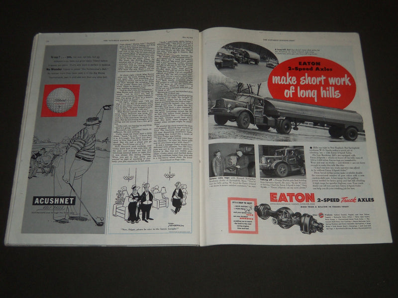 1951 MAY 12 THE SATURDAY EVENING POST MAGAZINE - ILLUSTRATED COVER - SP 1867