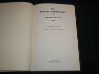 1951 THE SOCIAL DIRECTORY OF NEW HAVEN AND VICINITY HARDCOVER BOOK - KD 6901