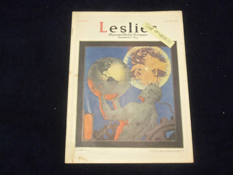 1916 NOVEMBER 30 LESLIE'S WEEKLY MAGAZINE - JOHN BAZANT COVER - ST 6125