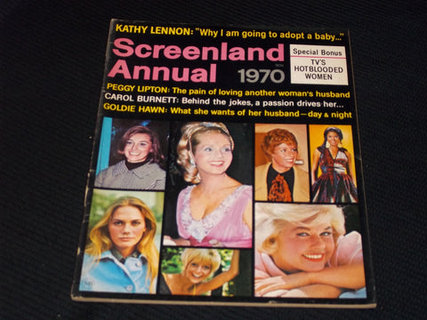 1970 ANNUAL SCREENLAND PLUS TV LAND MAGAZINE - PEGGY LIPTON - E 13579