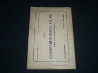 1941 FIFTH WARD REPUBLICAN CLUB ANNUAL DINNER AND DANCE PROGRAM - J 3985