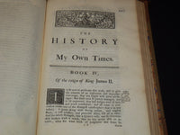 1724-1734 BISHOP BURNET'S HISTORY OF HIS OWN TIME VOLUME 1 & 2 - #12