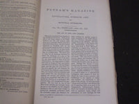 1869 PUTNAM'S MONTHLY MAGAZINE LOT OF 12 ISSUES - GREAT STORIES & ADS - WR 550