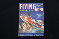 1942 JULY FLYING ACES MAGAZINE - NEW WARPLANES CLASH COVER - ST 1011W