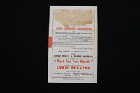 1940'S LONDON THEATRE PROGRAMS - LOT OF 3 - K 2823
