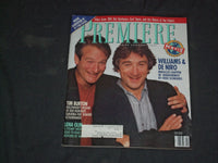 1991 JANUARY PREMIERE MAGAZINE - ROBIN WILLIAMS & ROBERT DENIRO COVER - CW 1124