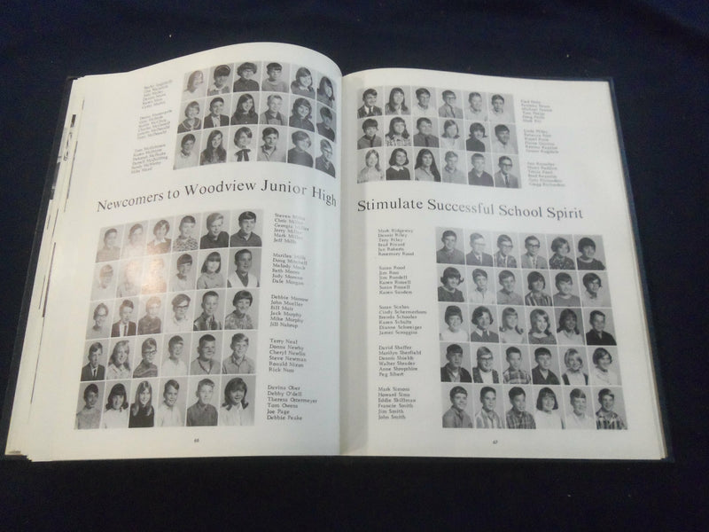 1968 LEAVES OF WOODVIEW WOODVIEW JUNIOR H.S. YEARBOOK -INDIANAPOLIS, IN- YB 2669