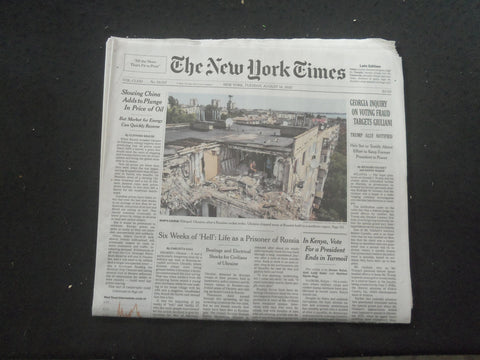 2022 AUGUST 16 NEW YORK TIMES - GEORGIA INQUIRY ON VOTING FRAUD TARGETS GIULIANI