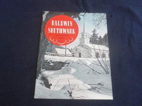 1942 FOURTH QUARTER BALDWIN-SOUTHWARK MAGAZINE - GREAT COVER & PHOTOS - SP 6482V