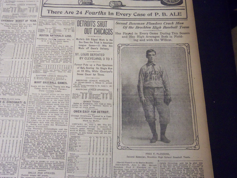 1904 JULY 4 THE BOSTON HERALD - 750 LIVES LOST ON STEAMER NORGE - BH 45