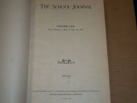 1905-1906 THE SCHOOL JOURNAL MAGAZINE BOUND VOLUME 70 & 71 LOT OF 2 - KD 3227