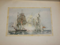 1925 ADVENTURES BY SEA FROM ART OF OLD TIME BOOK BY BASIL LUBBOCK - R 722O