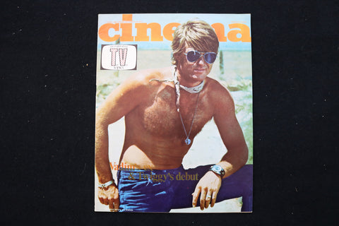 1971 SEPTEMBER 10 CINEMA MAGAZINE - ROBERT REDFORD COVER - E 24216