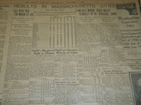 1906 NOVEMBER 7 THE BOSTON HERALD - GUILD WINS - HUGHES HAS LEAD - BH 138