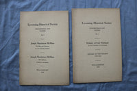 1919-1922 LYCOMING HISTORICAL SOCIETY PROCEEDINGS - LOT OF 4 - O 3864