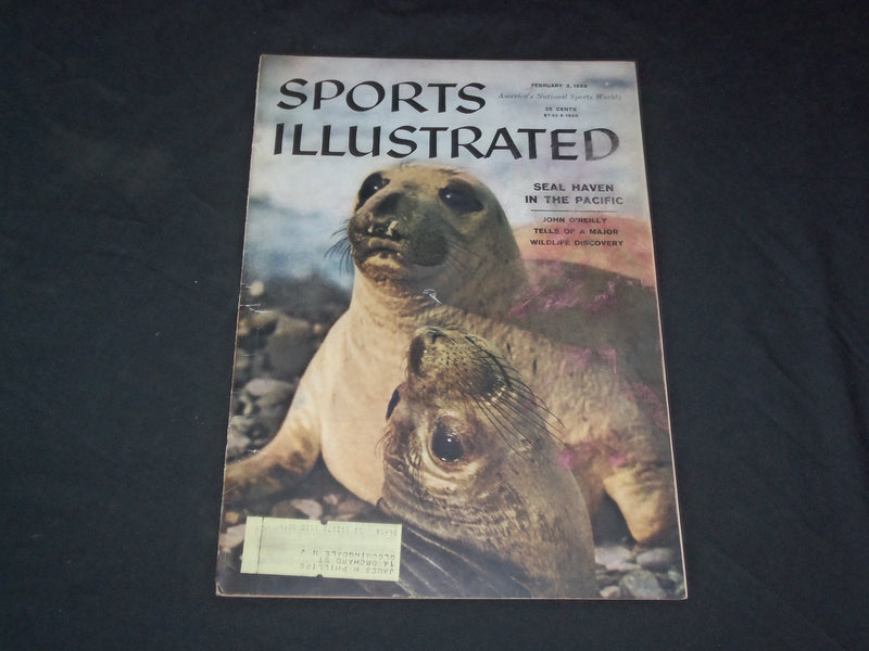 1958 FEBRUARY 3 SPORTS ILLUSTRATED MAGAZINE - SEAL HAVEN IN THE PACIFIC- SP 8868