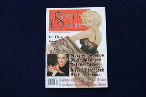 1998 SCARLET STREET MAGAZINE - MARILYN MONROE COVER - E 19268