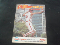 1978-1985 PHILADELPHIA PHILLIES PROGRAM/SCORECARD - LOT OF 5 - B 4443X