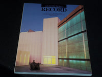 1987 FEBRUARY ARCHITECTURAL RECORD MAGAZINE - RELIGIOUS BUILDINGS COVER - E 962
