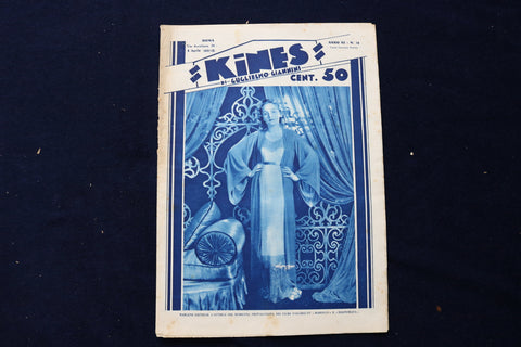 1931 APRIL 5 KINES MAGAZINE - MARLENE DIETRICH - ITALIAN COVER - E 23785