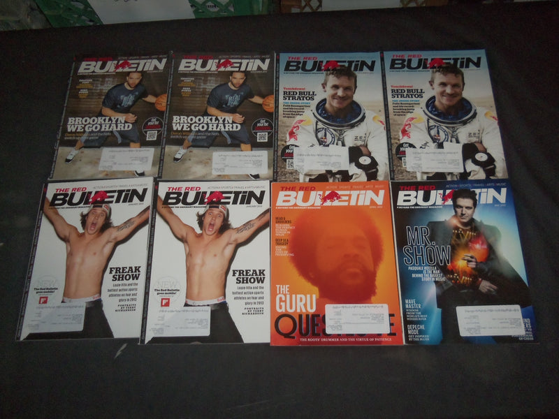 2012-2015 THE RED BULLETIN MAGAZINE - LOT OF 38 - O 3072