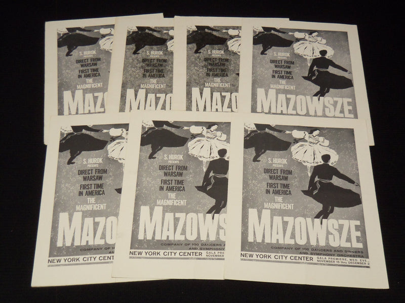1961 LENINGRAD KIROV BALLET PROGRAMS LOT OF 7 ISSUES - SLEEPING BEAUTY - O 2596A