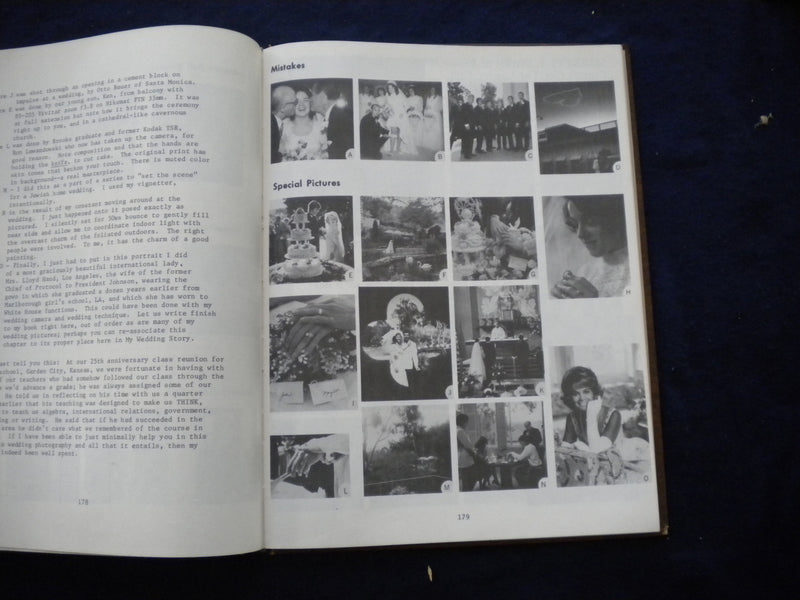 1973 THE WEDDING STORY...BEYOND THE CAMERA HARDCOVER BOOK BY JACK CURTIS-KD 8001