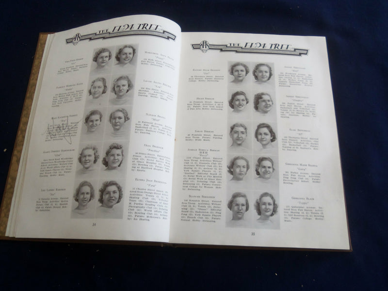 1937 THE ELM TREE NEW HAVEN HIGH SCHOOL YEARBOOK - NEW HAVEN, CT - YB 2688