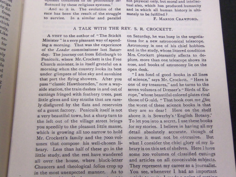 1894-1901 BOOK REVIEWS MAGAZINE LOT OF 9 ISSUES - WR 162