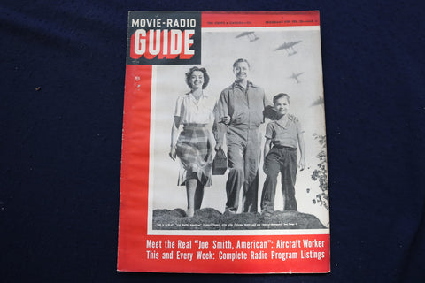 1942 FEB 28-MARCH 6 MOVIE-RADIO GUIDE MAGAZINE - ROBERT YOUNG COVER - E 9251