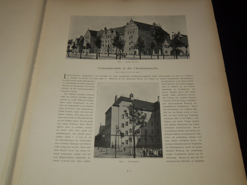 1902-1903 NEUBAUTEN STADT BERLIN 2 PLATE VOLUMES BY LUDWIG HOFFMANN - #24