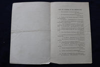 1905 NATIOINAL ACADEMY OF SCIENCES AUTUMN MEETING BOOKLET - YALE UNIV. - K 1388