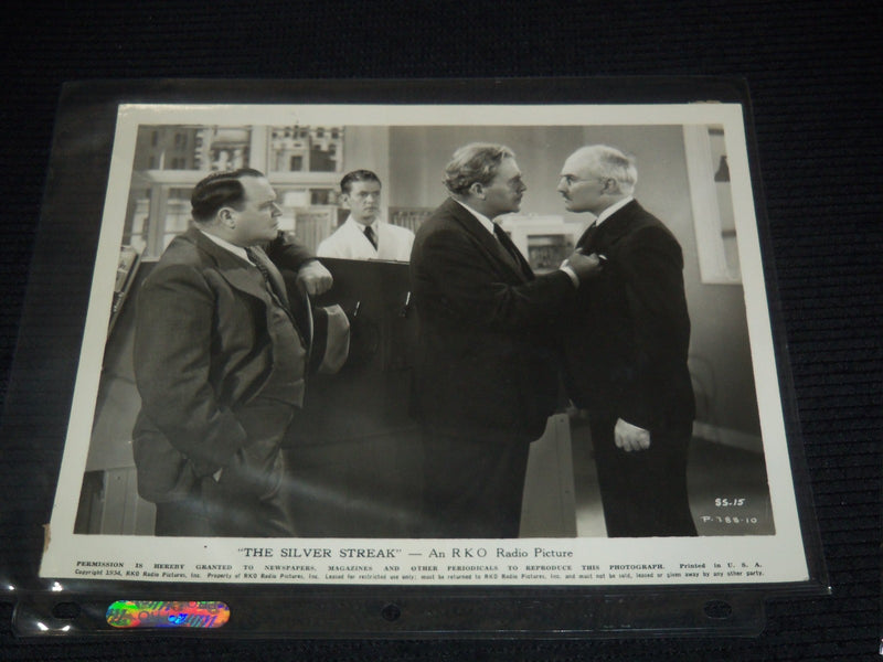 1934 THE SILVER STREAK MOVIE STILLS LOT OF 3 PHOTOS - 8x10 - #81