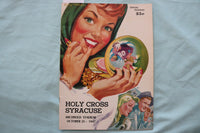 1947 OCTOBER 25 HOLY CROSS VS. SYRACUSE FOOTBALL PROGRAM - K 3389