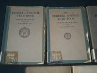 1916-1920 YEARBOOK OF THE CHURCHES FEDERAL COUNCIL LOT OF 5 - O 307