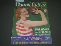 1934 NOVEMBER PHYSICAL CULTURE MAGAZINE - GREAT COVER & PHOTOS - SP 8558