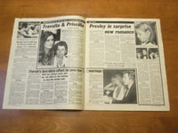 1978 AUG 1 MIDNIGHT GLOBE NEWSPAPER-PRISCILLA PRESLEY, TRAVOLTA ROMANCE- NP 4746