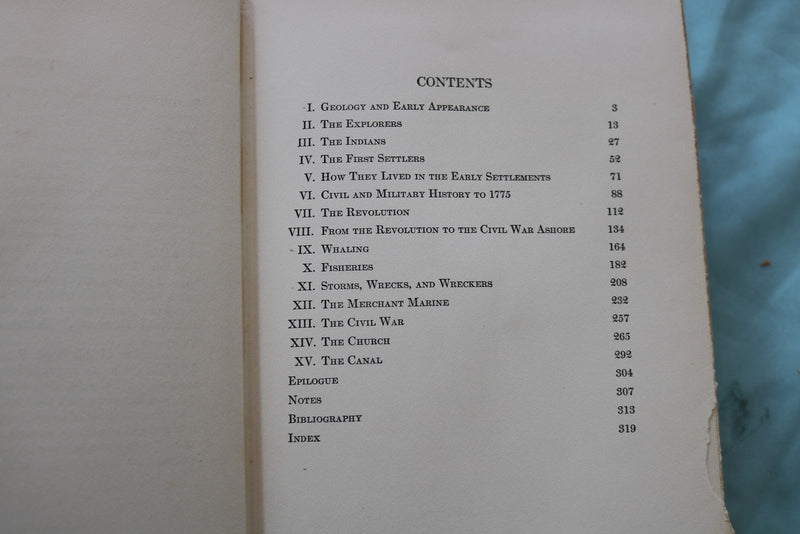 1930 CAPE COD ITS PEOPLE AND THEIR HISTORY BY HENRY KITTREDGE-INSCRIBED- KD 9658