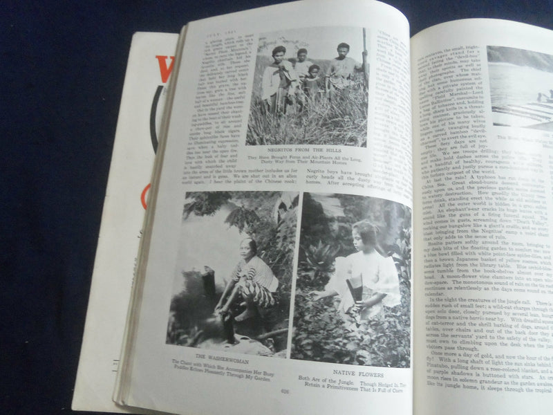 1921 JULY ASIA MAGAZINE - SPEAKING OF CAREERS- GREAT PHOTOS & STORIES - SP 1222O