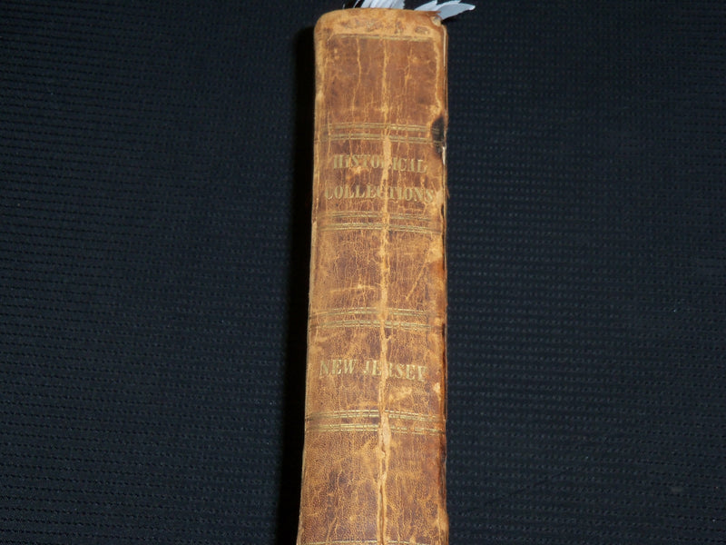 1844 HISTORICAL COLLECTIONS OF THE STATE OF NEW JERSEY BY JOHN BARBER - KD 7355