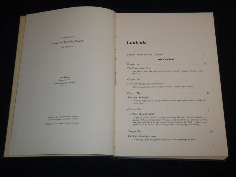 1953 ROLLEI PHOTOGRAPHY HANDBOOK BY JACOB DESCHIN - CAMERA - KD 4670N