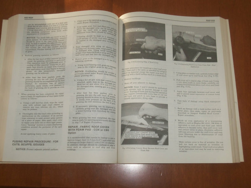 1979 FISHER BODY SERVICE MANUAL - KD 6693