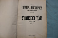 1954 THE BIBLE IN PICTURES ILLUSTRATED BY G. DORE - ENGLISH/HEBREW - KD 9714